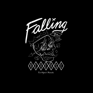 Artwork thumbnail, Falling In Reverse Official Merchandise Flame Skull by RianJamessya