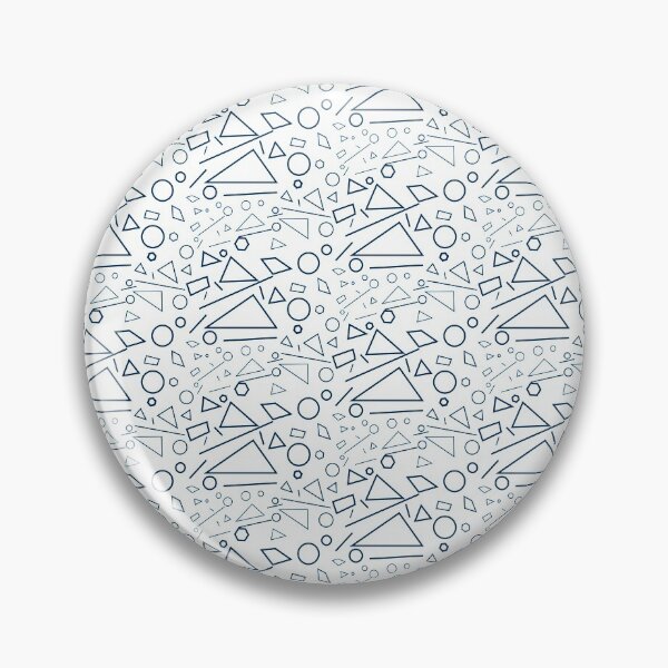 Item preview, Black Gemetric Shapes Pattern  designed and sold by MC Art Studio.
