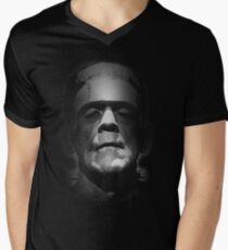 Frankenstein Monster Boris Karloff Face Men's V-Neck T-Shirt