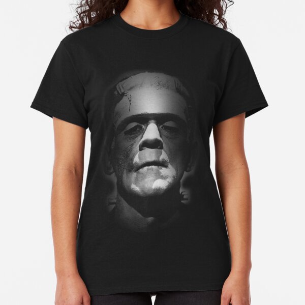 Frankenstein Monster Boris Karloff Face Classic T-Shirt