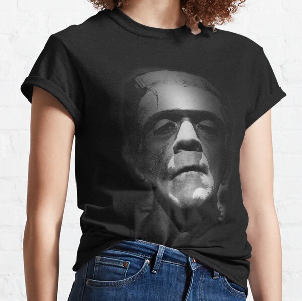 Frankenstein Monster Boris Karloff Face Classic T-Shirt