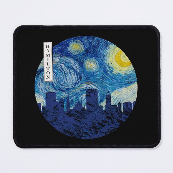 Item preview, Hamilton Starry Night Van Gogh Circle designed and sold by DFerraz.
