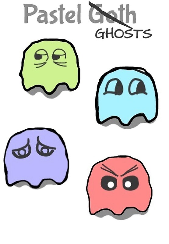 "Pastel Ghosts" by ParanoidWhale Redbubble