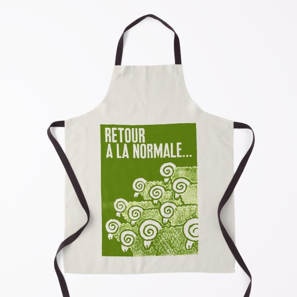 Item preview, Paris Revolt, May 68: 'RETOUR A LA NORMALE': The Original in Deep Green on Bone White designed and sold by Day Chapman.