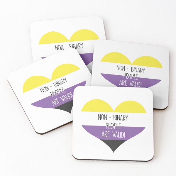 Item preview, Non-Binary People Valid! designed and sold by DykeArt.