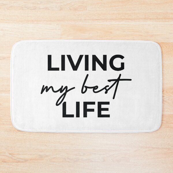 Item preview, living my best life designed and sold by FauzIDEA.