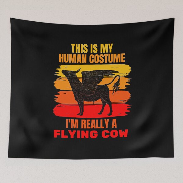 Item preview, This is my Human Costume, I'm Really a Flying Cow designed and sold by ACC .