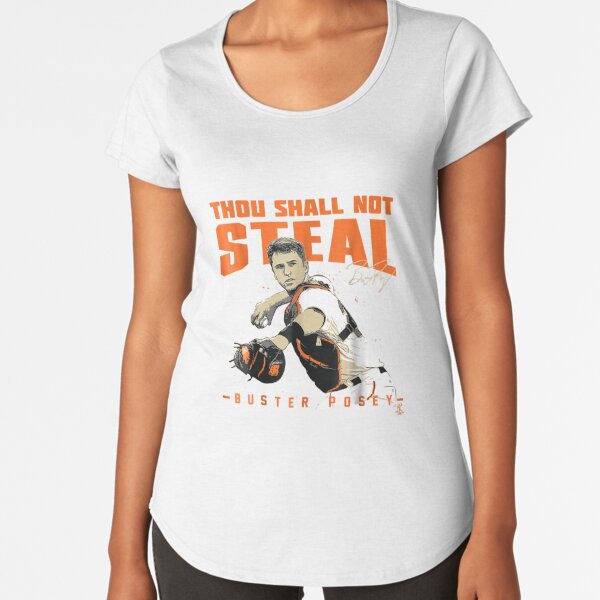 Buster Posey Thou Shall Not Steal Apparel Essential T-Shirt for Sale by  BakrishiJuen