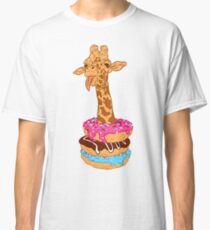 Donuts giraffe Classic T-Shirt