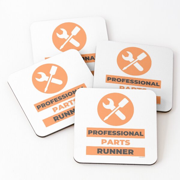 Item preview, Professional Parts Runner designed and sold by giddygoldfinch.