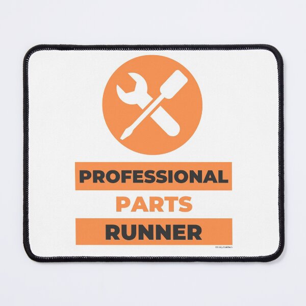 Item preview, Professional Parts Runner designed and sold by giddygoldfinch.