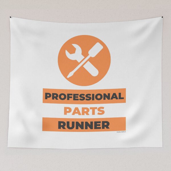 Item preview, Professional Parts Runner designed and sold by giddygoldfinch.