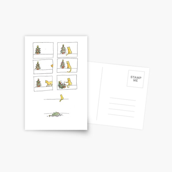 Item preview, Happy Holidays From The Cat (Full) designed and sold by Tessa Watanabe.
