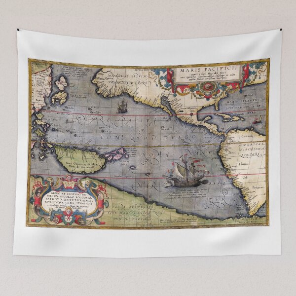 Item preview, 1589 - Ortelius - Maris Pacifici designed and sold by paulrommer.
