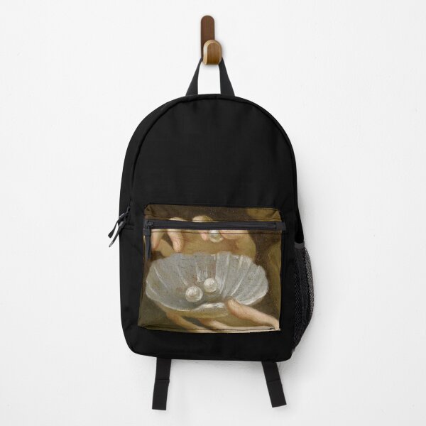 Item preview, Woman Holding a Dish of Pearls Renaissance Painting  designed and sold by Bellathewilde.