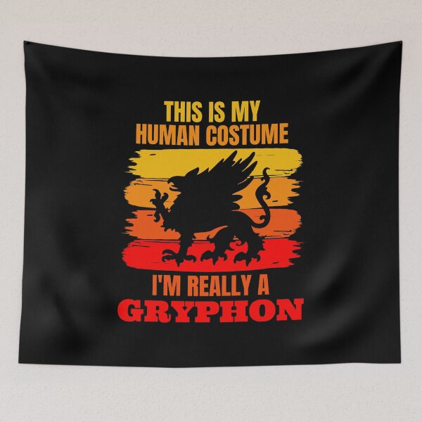 Item preview, This is my Human Costume, I'm Really a Gryphon (griffin)  designed and sold by ACC .