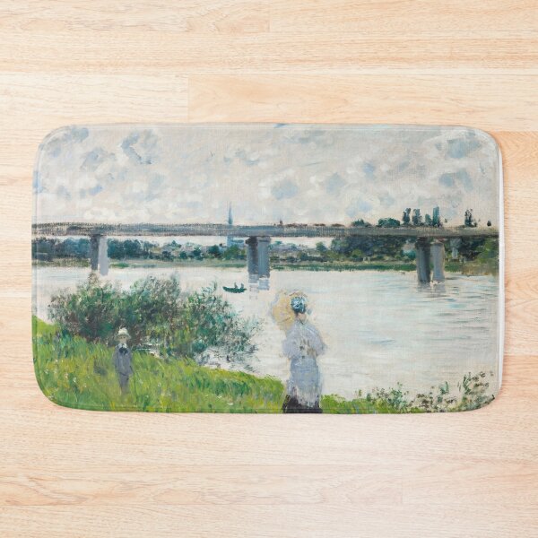 Item preview, Impressionist Art The Promenade with the Railroad Bridge, Argenteuil (1874) by Claude Monet designed and sold by Designedbysm.