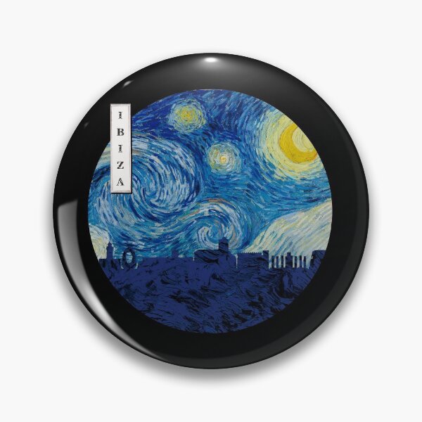 Item preview, Ibiza Starry Night Van Gogh Circle designed and sold by DFerraz.