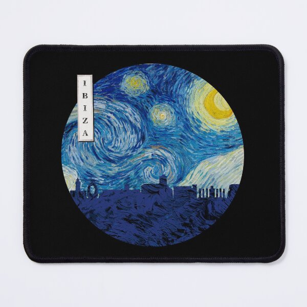 Item preview, Ibiza Starry Night Van Gogh Circle designed and sold by DFerraz.