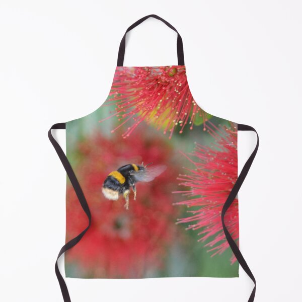 Item preview, Bumble One- Bee and Pohutukawa flower New Zealand designed and sold by lizdomett.