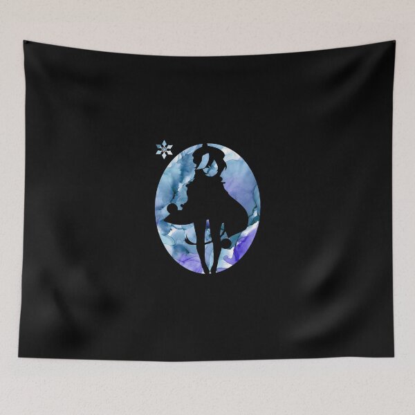 Item preview, Genshin Impact Qiqi Silhouette designed and sold by GingerCatGifts.