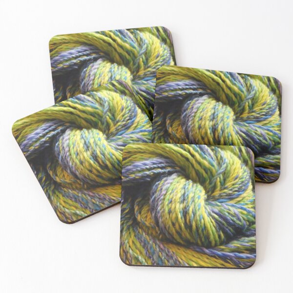 Item preview, Blue Iris swirled yarn designed and sold by MsFledermaus.