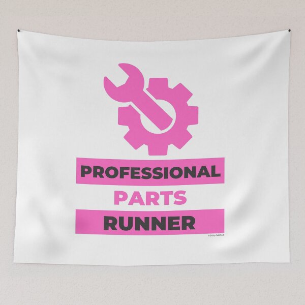 Item preview, Professional Parts Runner designed and sold by giddygoldfinch.