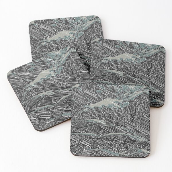 Item preview, abstracto azul negro y gris designed and sold by Hunter Stewart.