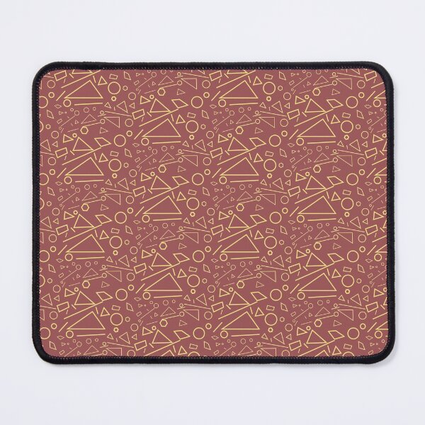 Item preview, Copper Rust Gemetric Shapes Pattern designed and sold by MC Art Studio.