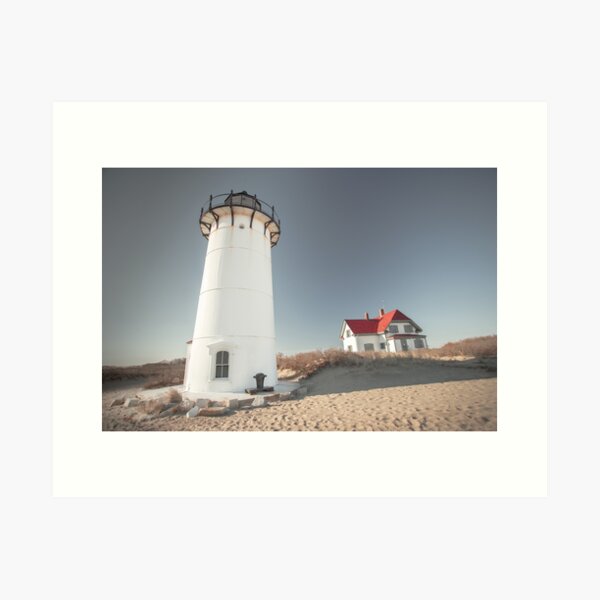 Race Point Lighthouse Provincetown Cape Cod  Art Print