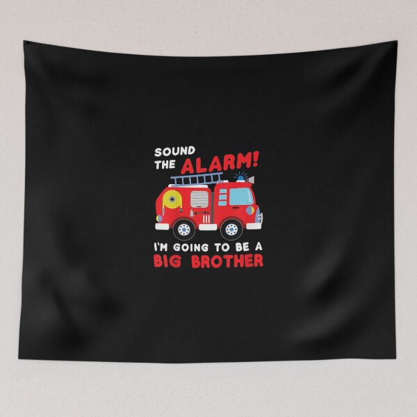 Item preview, Kids Im going to be a big brother Firetruck baby reveal designed and sold by LucaAndreien.