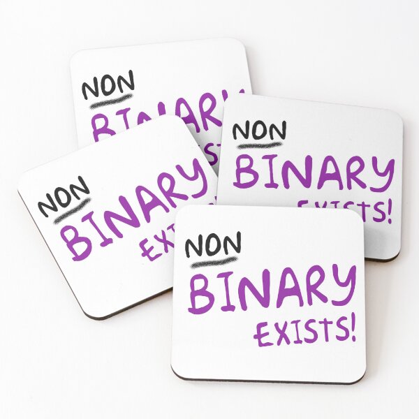 Item preview, Non Binary Exist! designed and sold by DykeArt.