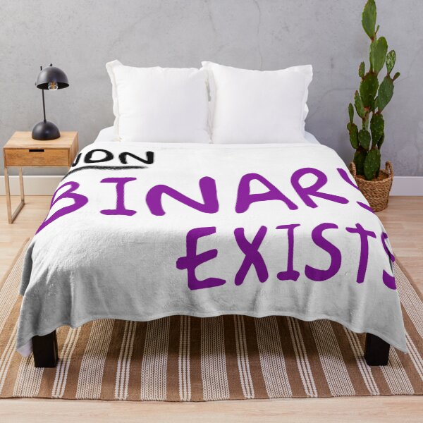 Item preview, Non Binary Exist! designed and sold by DykeArt.