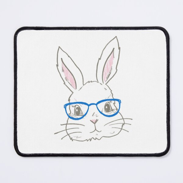 Item preview, Bunny Rabbit with Glasses designed and sold by Lyndsedoodle.