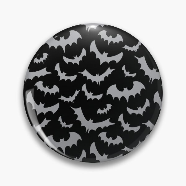 Item preview, Enchanted bats in light gray on black designed and sold by Marcia Motivos.