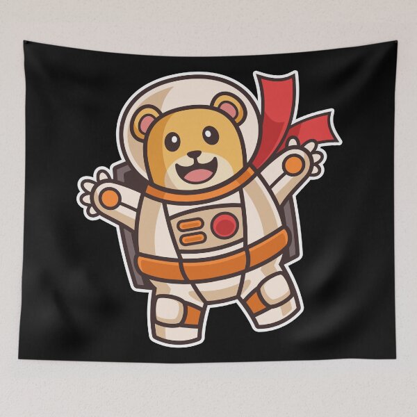 Item preview, Kawaii Astronaut Bear designed and sold by infleims.