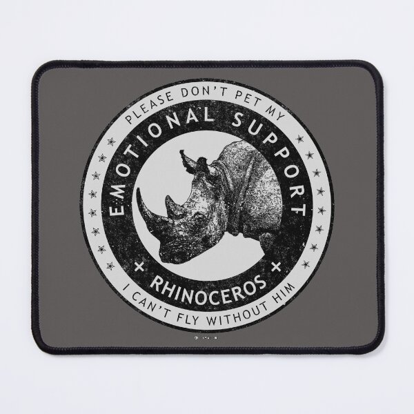 Item preview, Emotional Support Rhinoceros designed and sold by Gregory Beck.