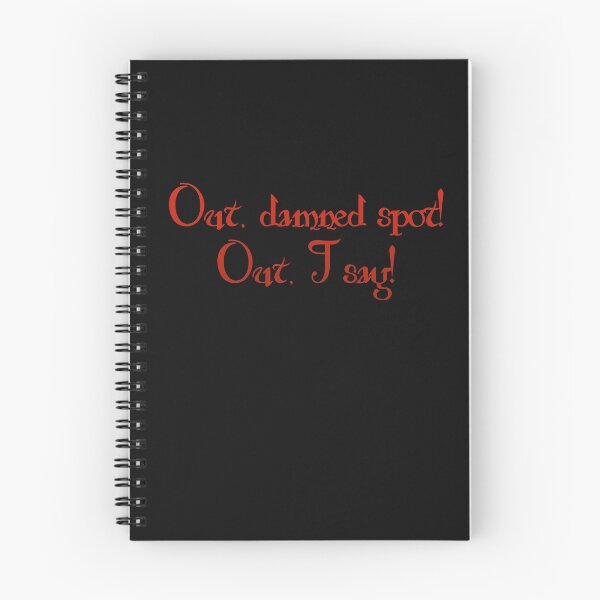 Item preview, Out, Damned spot!- Shakespeare Quote designed and sold by EagleFang101.