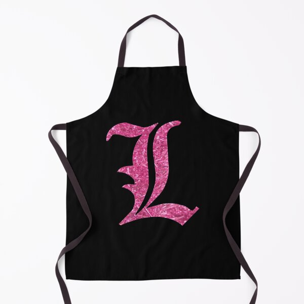 Item preview, The Letter L - Capital Pink Glitter Gothic designed and sold by TheLykosApparel.