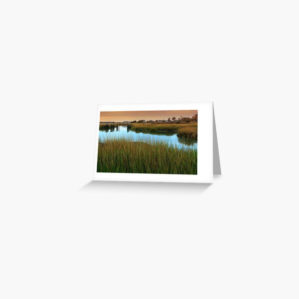 Marches Of Duck Creek Wellfleet Cape Cod Greeting Card