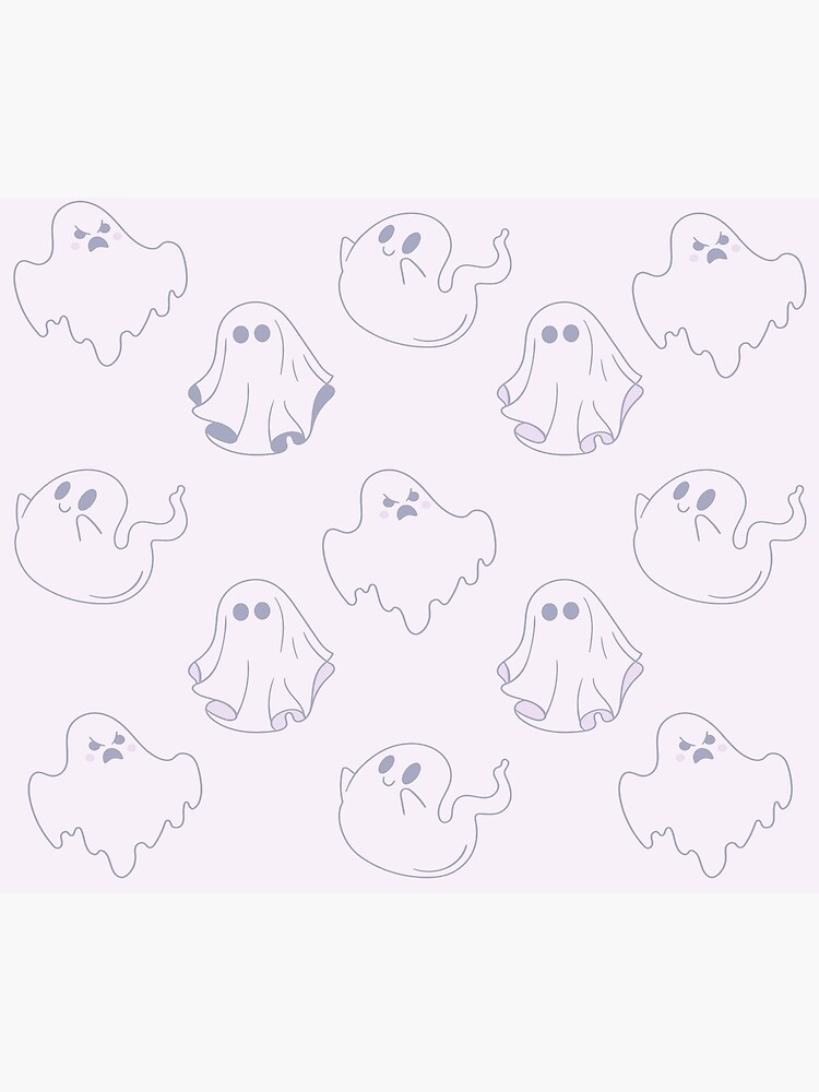 "Cute Pastel Ghost" Poster by therighttee1 Redbubble