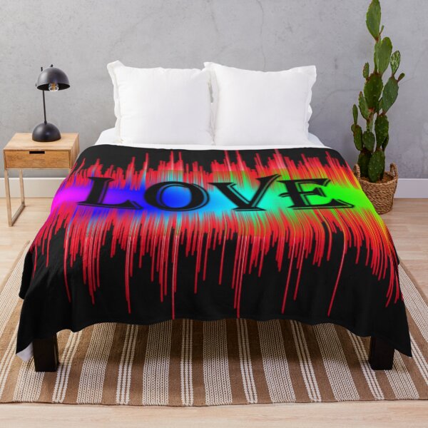 Item preview, the word love, in a rainbow wave, is an lgbt symbol designed and sold by vilma3000.