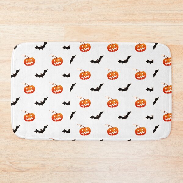 Item preview, Halloween Bats And Pumpkins Pattern designed and sold by LuckyKermit.