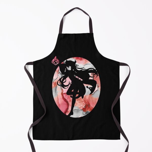 Item preview, Genshin Impact Hu Tao Silhouette designed and sold by GingerCatGifts.