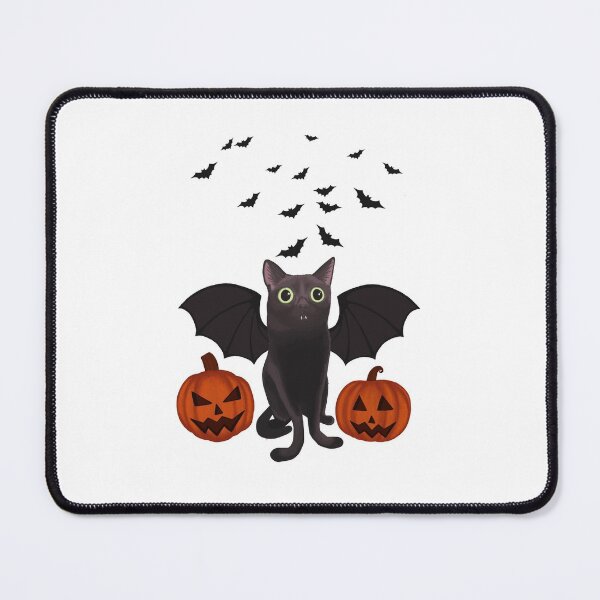 Halloween Bat Jinx Mouse Pad