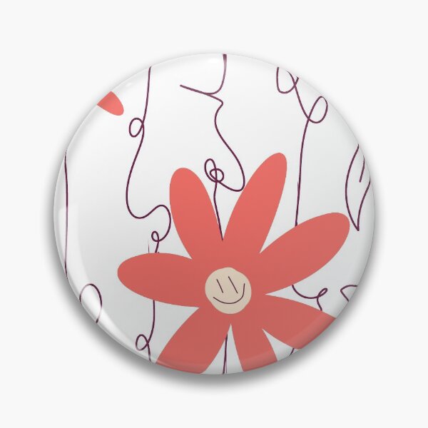Item preview, Seamless floral smiling pattern designed and sold by sm7thme.