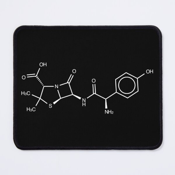 Item preview, Amoxicillin Chemical Molecule Structure designed and sold by Girih.
