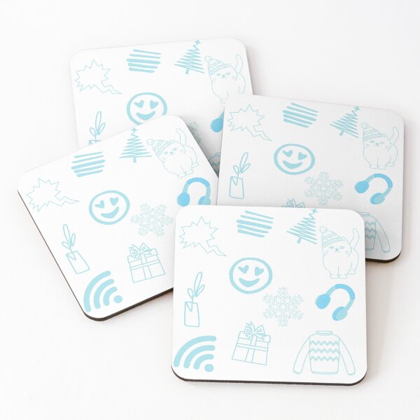 Item preview, FUNNY BLUE STICKERS designed and sold by bohemedesign.