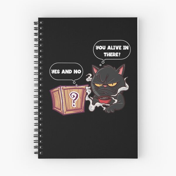 Item preview, Funny Quantum Mechanics Schrodingers Cat  designed and sold by wdyoungblood.