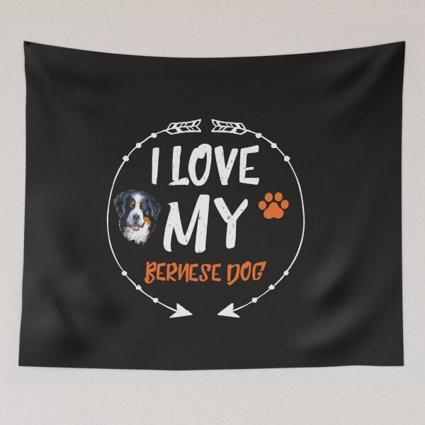 Item preview,   I love My  Bernese mountain dog  designed and sold by remonss.